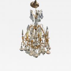 Louis XV Style Gilt Bronze French Crystal Chandelier - 3527803