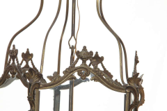 Louis XV Style Gilt Bronze Hexagonal Hall Lantern - 1476485
