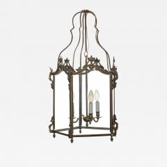 Louis XV Style Gilt Bronze Hexagonal Hall Lantern - 1476866