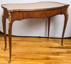 Louis XV Style Gilt Bronze Mounted Bois Satin Writing Table - 1081355