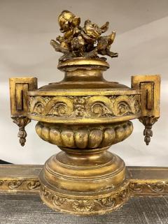 Louis XV Style Giltwood Marble Top Console Hall or Center Table - 2930229