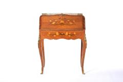 Louis XV Style Ladies Writing Desk Marquetry Details - 1574299