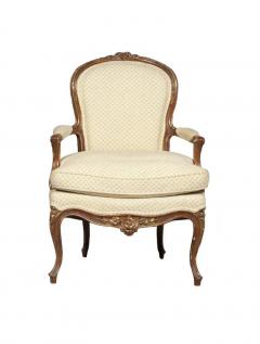Louis XV Style Pair 19th Century French Berg res Armchairs - 3534674