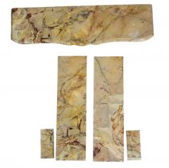 Louis XV Style Sarrancolin Framboise Marble Mantlepiece - 4129451