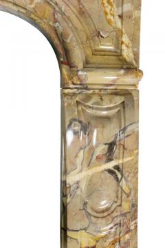 Louis XV Style Sarrancolin Framboise Marble Mantlepiece - 4129454