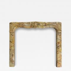 Louis XV Style Sarrancolin Framboise Marble Mantlepiece - 4130593