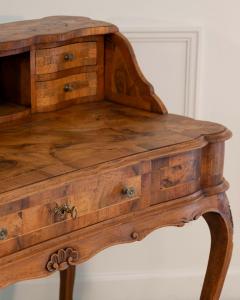 Louis XV Style Tiered Desk In Burr Walnut 19th Century - 4451763
