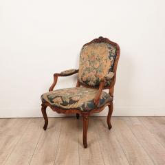 Louis XV Tapestry Armchair circa 1740 - 2613221