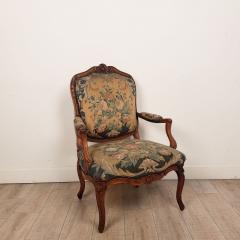 Louis XV Tapestry Armchair circa 1740 - 2613222