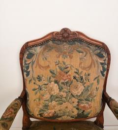 Louis XV Tapestry Armchair circa 1740 - 2613226