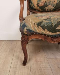 Louis XV Tapestry Armchair circa 1740 - 2613231