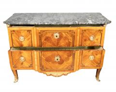 Louis XV Transitional Tulipwood And Kingwood Commode By Boudin - 4243470