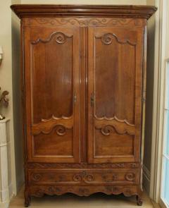 Louis XV Walnut Armoire - 780199