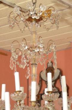 Louis XV XVI Crystal and Bronze Chandelier - 2120049