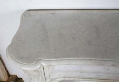Louis XV XVI Transitional Style Marble Mantle - 513408