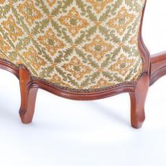 Louis XV style full size Bed with curved footboard  - 3242933