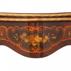 Louis XV style gilt bronze and marquetry card table - 1443665