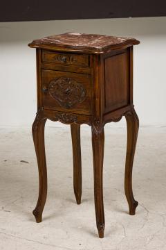 Louis XV style walnut bedside commode - 4668670