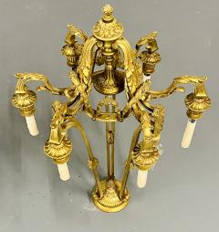 Louis XVI 19th Century Dore Bronze Chandelier Six Light Estate Item - 2511983