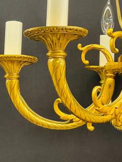 Louis XVI Dore Bronze Chandelier - 2491143