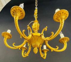 Louis XVI Dore Bronze Chandelier - 2955385