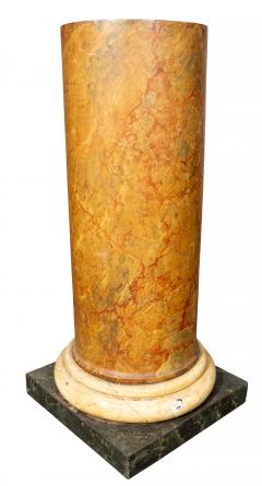 Louis XVI Faux Marble Tole Pedestal - 4810194