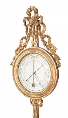Louis XVI Giltwood Barometer - 4246587