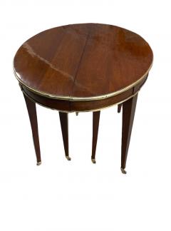 Louis XVI Mahogany Extension Dining Table with 4 Leaves Clips - 2483258