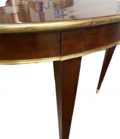 Louis XVI Mahogany Extension Dining Table with 4 Leaves Clips - 2483275