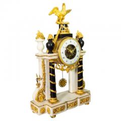 Louis XVI Marble And Ormolu Portico Clock - 4130737