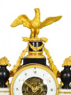 Louis XVI Marble And Ormolu Portico Clock - 4130743