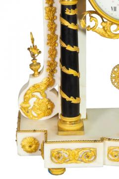 Louis XVI Marble And Ormolu Portico Clock - 4130794