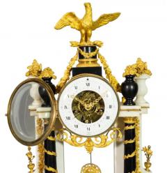 Louis XVI Marble And Ormolu Portico Clock - 4130810