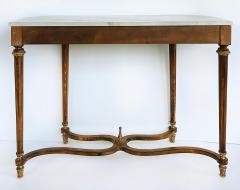 Louis XVI Marble Top Console Table Gilt Bronze Porcelain Hand painted Plaques - 4432455