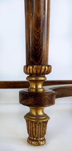 Louis XVI Marble Top Console Table Gilt Bronze Porcelain Hand painted Plaques - 4432493