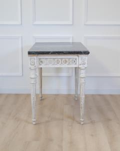 Louis XVI Painted Console with Pyrenees Marble Top Provence Late 18th Century - 4791514