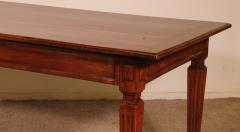 Louis XVI Period Walnut Dining Table 18th Century - 4114608