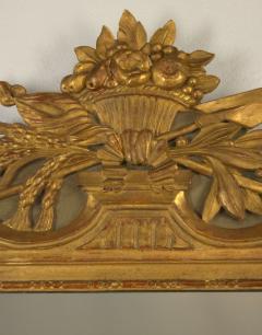 Louis XVI Style 19th Century Gilt and Painted Mirror - 4133244