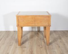 Louis XVI Style Bedside Table with Marble Top - 4465057