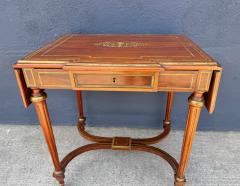Louis XVI Style Brass Inlaid Writing Table - 4226028