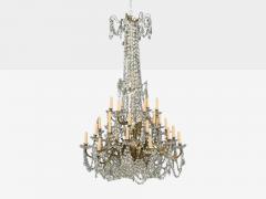 Louis XVI Style Bronze Crystal Thirty Light Chandelier France 19th 20th c  - 4439267