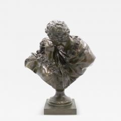 Louis XVI Style Bronze Houdon Bust - 4642276