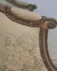 Louis XVI Style Canap Corbeille in Painted Wood 18th Century - 4465003