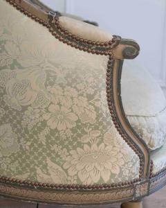 Louis XVI Style Canap Corbeille in Painted Wood 18th Century - 4465011