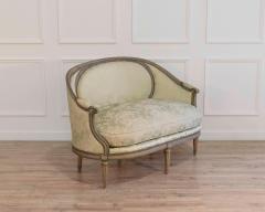 Louis XVI Style Canap Corbeille in Painted Wood 18th Century - 4465067