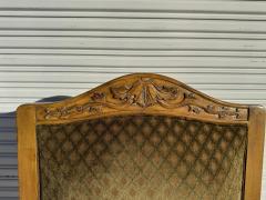 Louis XVI Style Carved Upholstered Armchair - 4453134