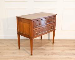 Louis XVI Style Cherrywood Chest of Drawers with Brass Trim France - 4451730
