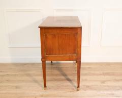 Louis XVI Style Cherrywood Chest of Drawers with Brass Trim France - 4451734