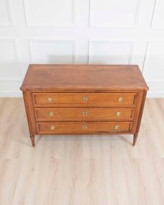 Louis XVI Style Chest Of Drawers In Walnut Circa 1880 - 4611852