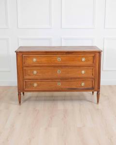 Louis XVI Style Chest Of Drawers In Walnut Circa 1880 - 4611856